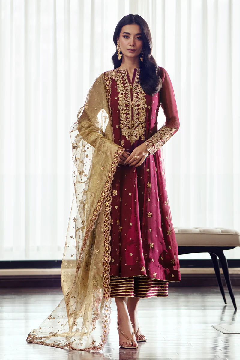 BAROQUE - EMBROIDERED CHIFFON UF-504