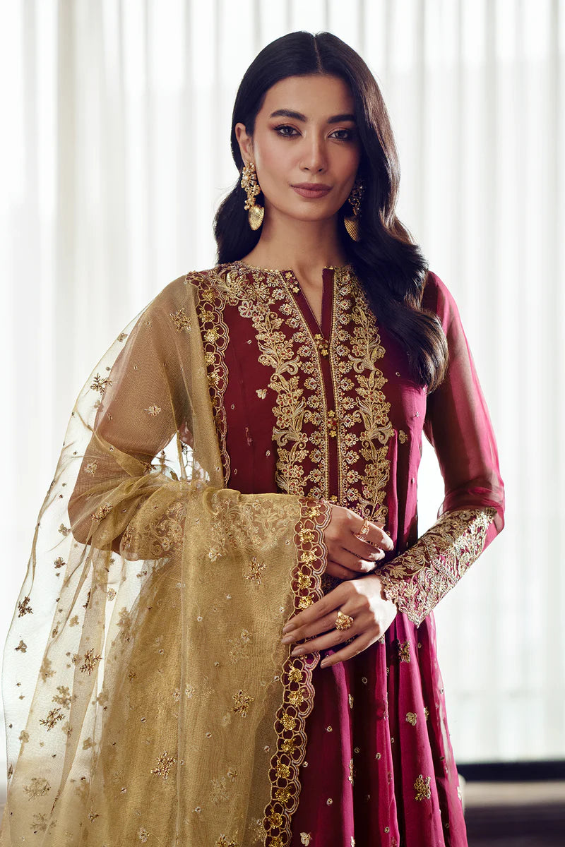 BAROQUE - EMBROIDERED CHIFFON UF-504