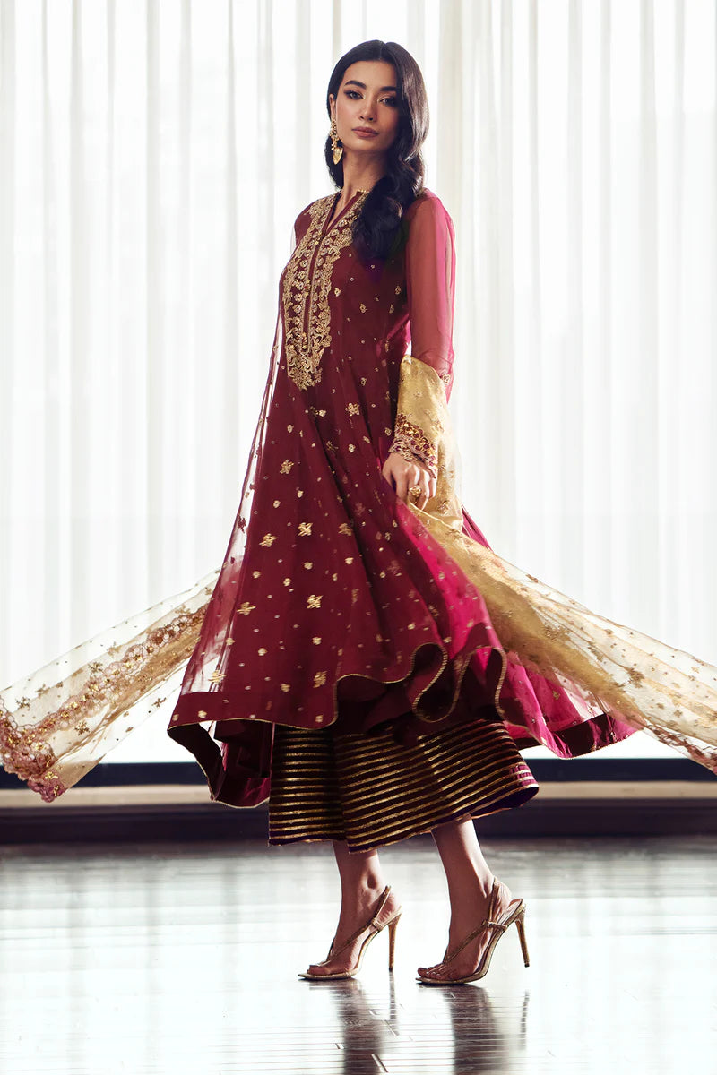 BAROQUE - EMBROIDERED CHIFFON UF-504