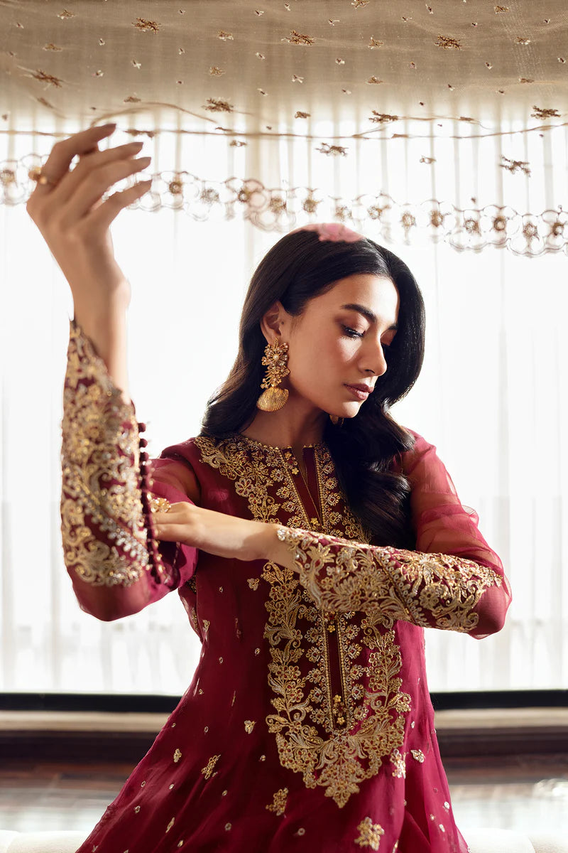 BAROQUE - EMBROIDERED CHIFFON UF-504