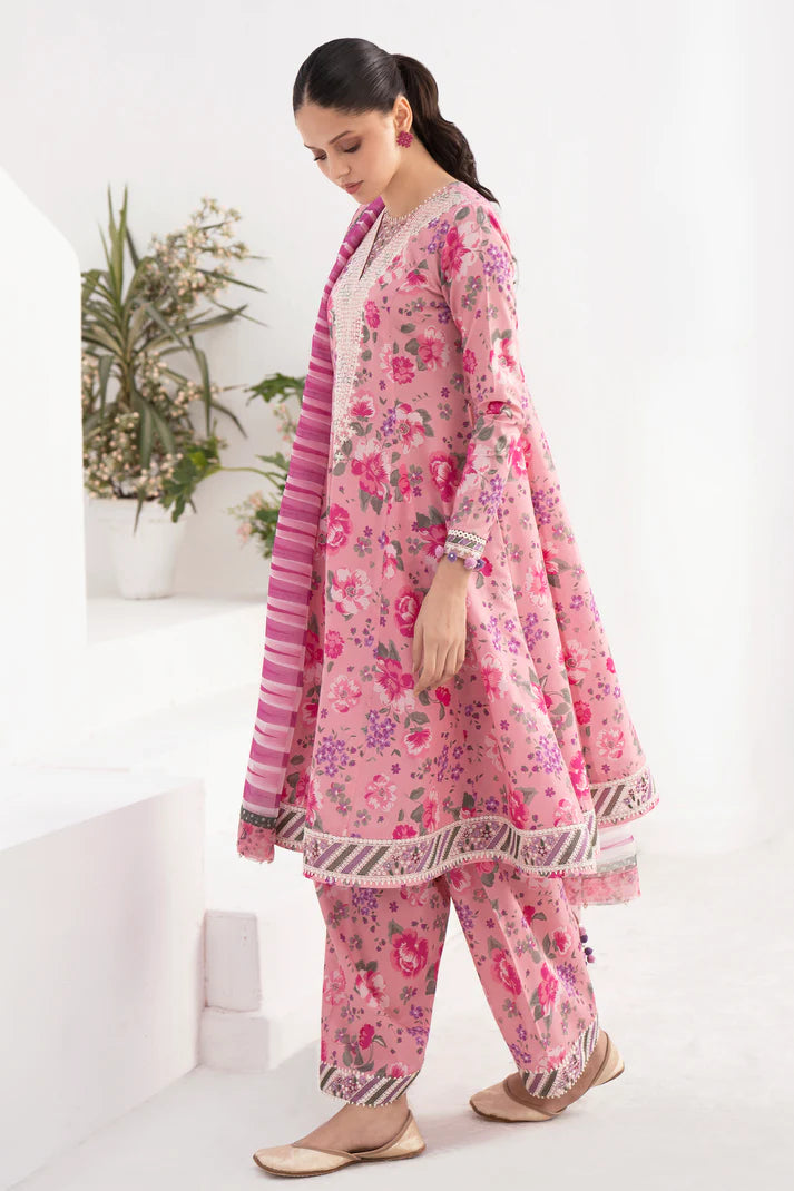 JAZMIN - EMBROIDERED LAWN DELIA-D7