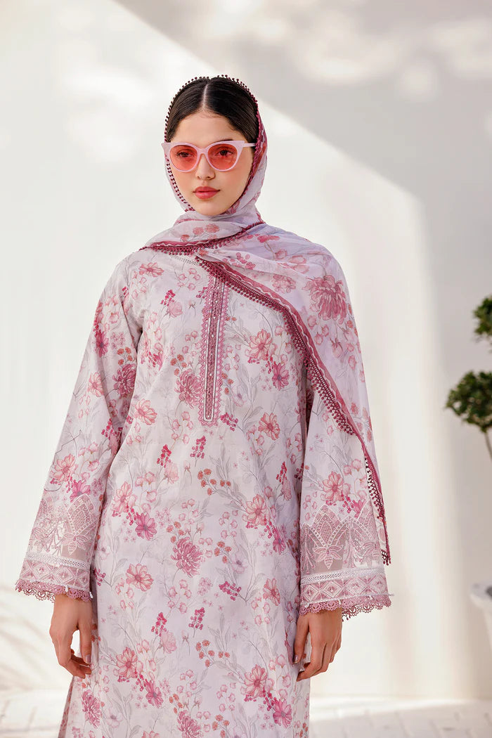 FARASHA - 3PC UNSTITCHED SUIT - STAR DAZZLE
