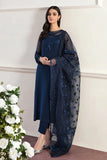 BAROQUE - 3 PC UNSTITCHED CHIFFON SUIT - UF-292