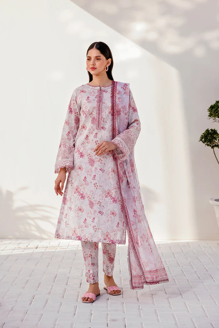 FARASHA - 3PC UNSTITCHED SUIT - STAR DAZZLE