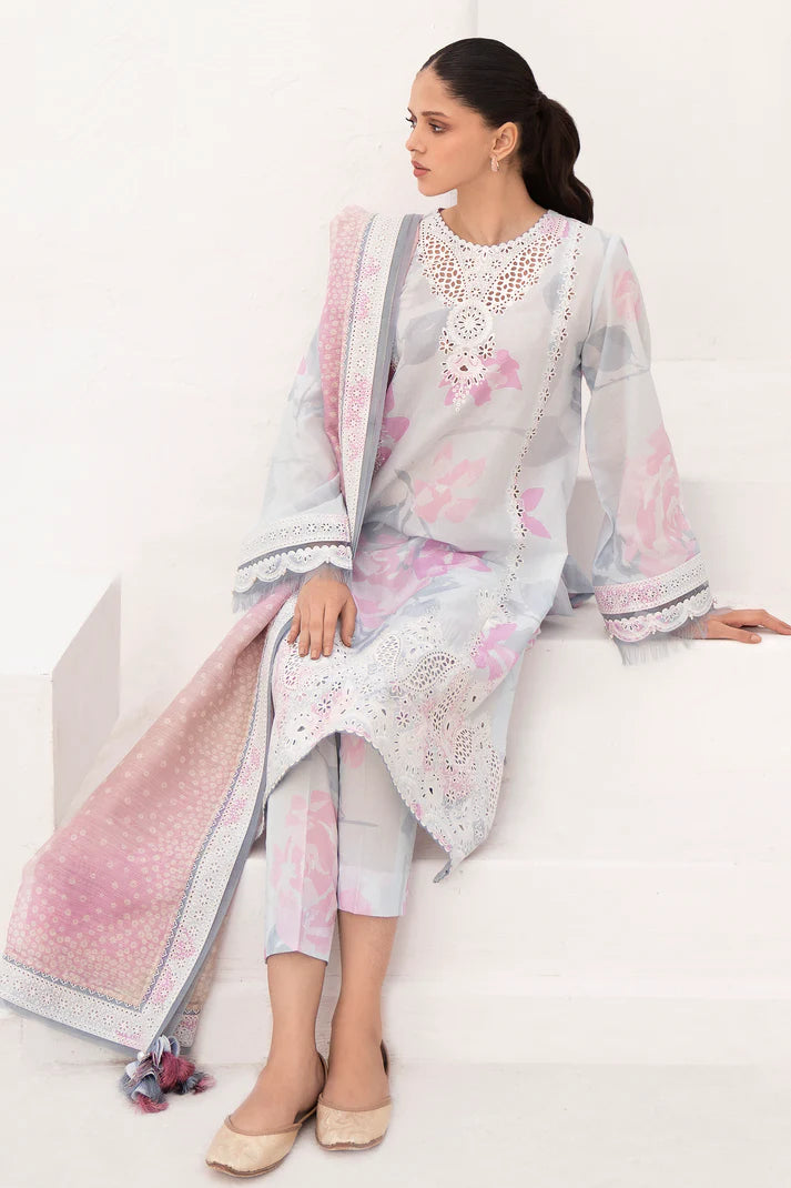 JAZMIN - EMBROIDERED LAWN DELIA-D5