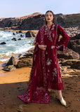 Crimson - Unstitched Flow Lawn Collection - Parsi Threads - D5 B