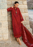 Crimson - Luxury Lawn '24 - Dancing Paisleys - Ruby