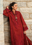 Crimson - Luxury Lawn '24 - Dancing Paisleys - Ruby