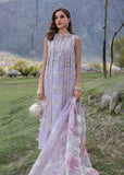 Crimson - Luxury Lawn '24 - A Floral Mesh - Lavender