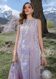 Crimson - Luxury Lawn '24 - A Floral Mesh - Lavender