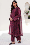 FARASHA - 3PC UNSTITCHED LAWN - AURIC BLOOM