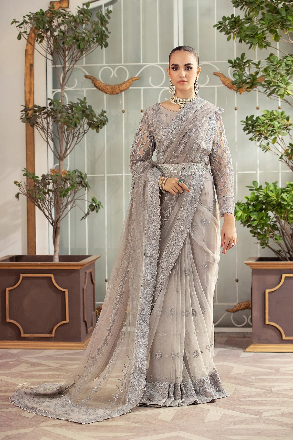 HOUSE OF NAWAB - GULMIRA'3 - 3 PC UNSTITCHED SUIT - HESAN