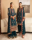 Xenia Formals - Raahi 3pc Unstitched Suit - NEHMAT