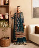 Xenia Formals - Raahi 3pc Unstitched Suit - NEHMAT