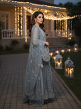 Shahnoor - 3pc Stitched Luxury Formals - Sapphire