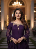 Shahnoor - 3pc Stitched Luxury Formals - Amethyst