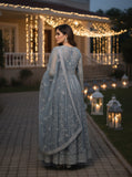 Shahnoor - 3pc Stitched Luxury Formals - Sapphire