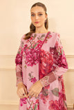 FARASHA - 3PC UNSTITCHED LAWN - ROSELLA