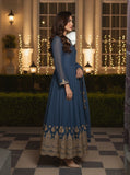 Shahnoor - 3pc Stitched Luxury Formals - Lapis (SN-35631)