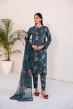 FARASHA - 3PC UNSTITCHED LAWN - FLORAL HAZE