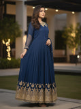 Shahnoor  - 3pc Stitched Luxury Formals - Royal Blue