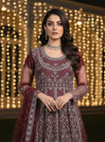 Shahnoor - 3pc Stitched Luxury Formals - Regal Red (SN-35531)