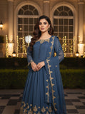 Shahnoor - 3pc Stitched Luxury Formals - Lapis (SN-35631)