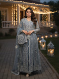 Shahnoor - 3pc Stitched Luxury Formals - Sapphire