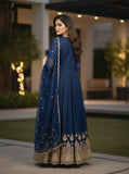 Shahnoor  - 3pc Stitched Luxury Formals - Royal Blue