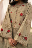 BAROQUE - EMBROIDERED PRINTED LAWN UF-594