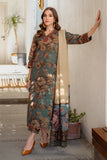 BAROQUE - EMBROIDERED PRINTED LAWN UF-4092