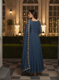 Shahnoor - 3pc Stitched Luxury Formals - Lapis (SN-35631)