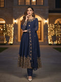 Shahnoor - 3pc Stitched Luxury Formals - Midnight Bloom (SN-35931)