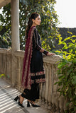 FARASHA - 3 PC UNSTITCHED LAWN SUIT - Twilight Bloom