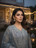Shahnoor - 3pc Stitched Luxury Formals - Sapphire