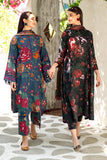 BAROQUE-EMBROIDERED PRINTED LAWN UF-548