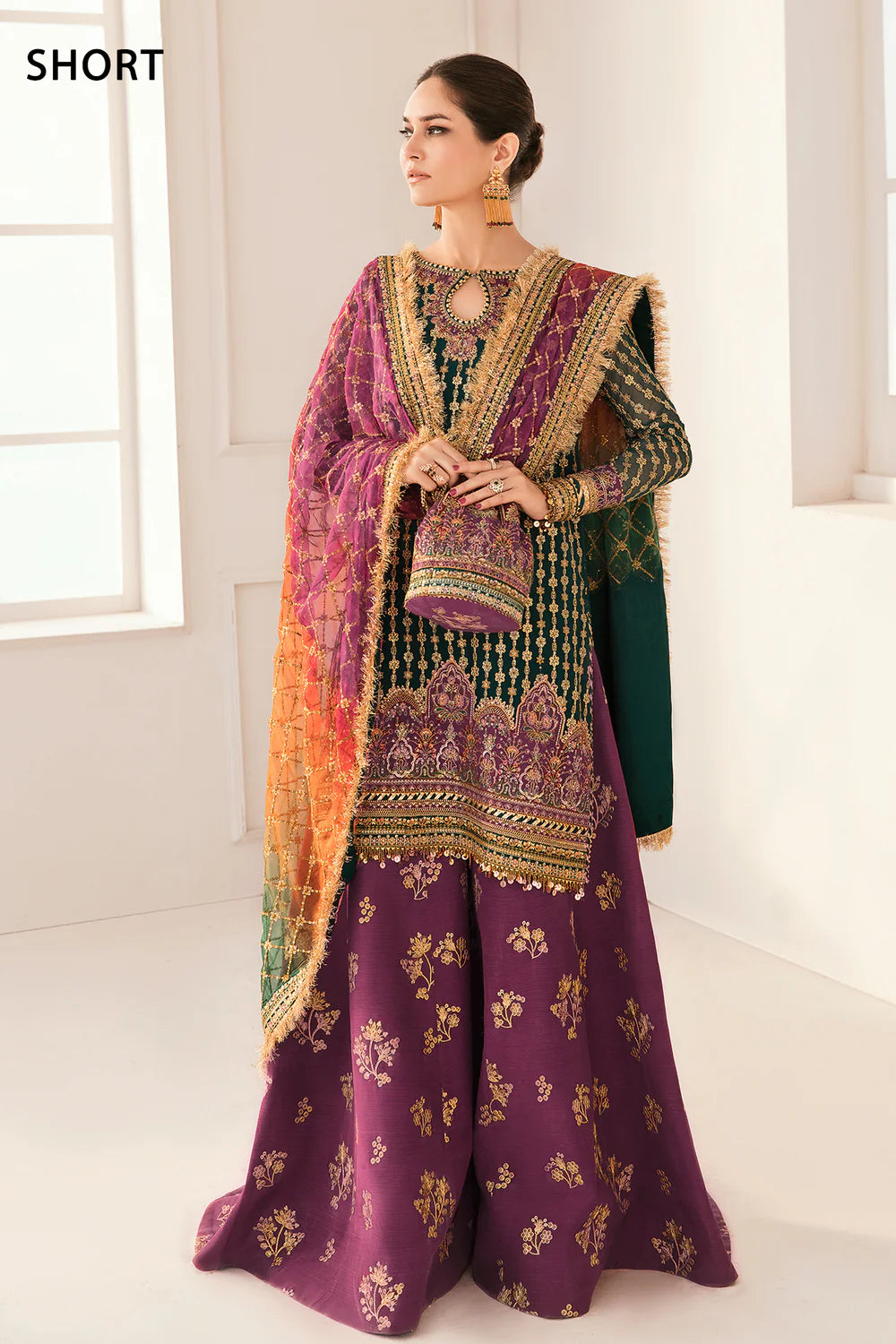 BAROQUE - CH11'22 -3 PC EMBROIDERED SUIT - CH11-06