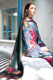 BAROQUE-EMBROIDERED PRINTED LAWN UF-548