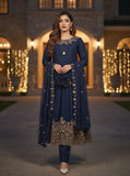 Shahnoor - 3pc Stitched Luxury Formals - Midnight Bloom (SN-35931)