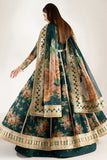 Farasha - 3pc Unstitched Suit - Teal Passion