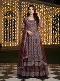 Shahnoor - 3pc Stitched Luxury Formals - Regal Red (SN-35531)