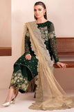 FARASHA - UNSTITCHED EMBROIDERED SUIT - Valor