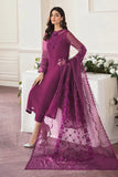 Baroque - 3pc unstitched chiffon suit - Uf-291