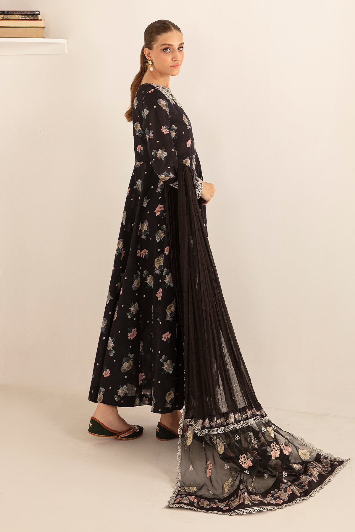 BAROQUE - 3 PC EMBROIDERED LAWN SUIT - UF-406