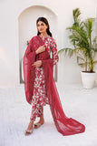 FARASHA - 3PC UNSTITCHED LAWN - JASMINE ROSE