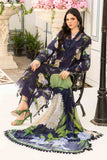 Maria.B - 3 Piece Unstitched Embroidered Lawn Suit - MPT-2602-B