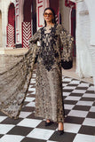 Maria. B - 3 Piece Unstitched Embroidered Linen Suit | MPT-2702-B