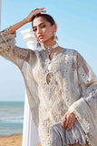Maria.B - 3 Piece Unstitched Embroidered Organza Suit | EID LAWN-25-09