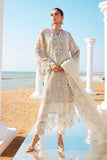 Maria.B - 3 Piece Unstitched Embroidered Organza Suit | EID LAWN-25-09