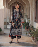 XENIA FORMALS - FAROZAAN 3PC LAWN SUIT - TABANI